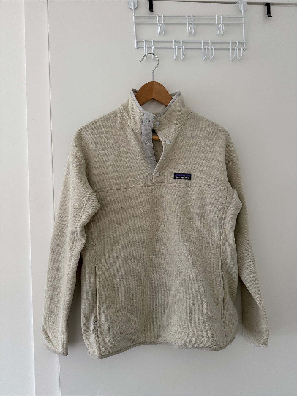 Patagonia Better Sweater Marsupial Pullover - Light Beige